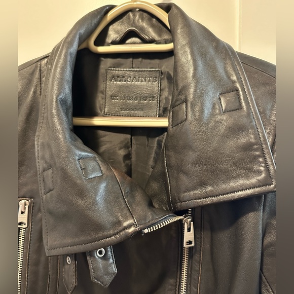 ALLSAINTS Bales Biker Jacket - Picture 5 of 6